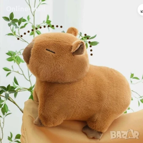 Плюшена играчка Капибара Реалистична 30см, плюшени играчки Capybara, снимка 4 - Плюшени играчки - 50967561
