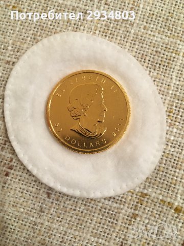 Златна монета канадски кленов лист - Maple Leaf Gold, снимка 2 - Нумизматика и бонистика - 39933283