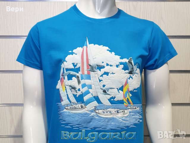 Нова мъжка тениска с трансферен печат България, Яхти, снимка 2 - Тениски - 28222292