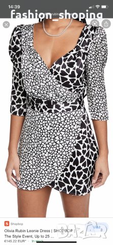 Копринена рокля Olivia Rubin,размер М, снимка 9 - Рокли - 32582194