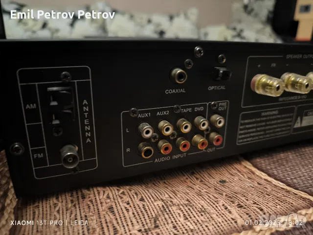 Промо ⭐ ⭐ ADVANCE ACOUSTIC EZY 8 + Bluetooth +USB стерео усилвател , снимка 5 - Ресийвъри, усилватели, смесителни пултове - 48925665