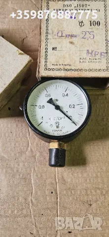 Нов манометър Манометри ретро соц български 