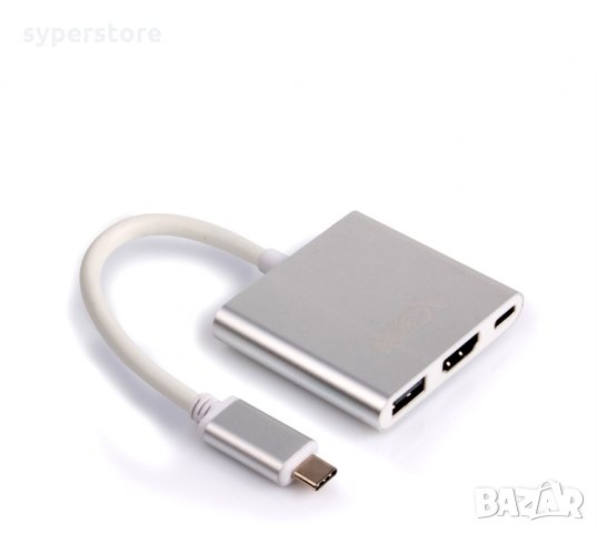 Преходник от TypeC към HDMI USB3.0 TypeC SS000105 Адаптер TypeC към HDMI Докинг Станция Adapter Type