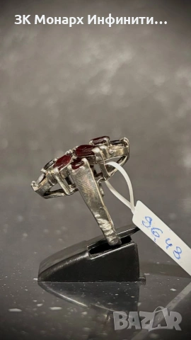 Сребърен пръстен/Липсва един камък,и е скъсан, снимка 5 - Пръстени - 50660669