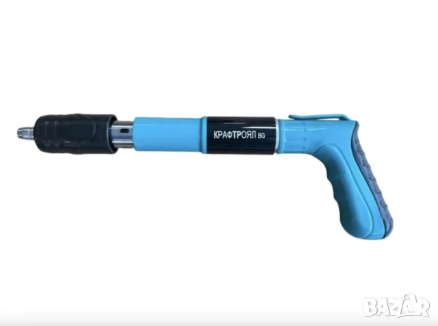 Професионален мини пистолет за пирони KraftRoyal коплект с пирони 100 бр, снимка 2 - Други инструменти - 49460219