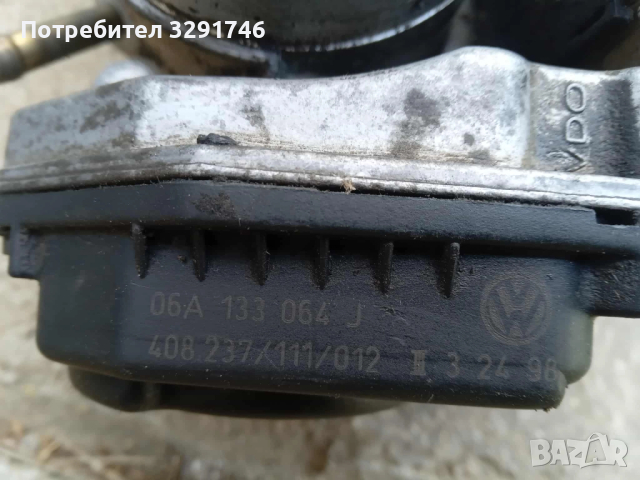 Дроселова клапа  за Волксваген Голф 4 1.6 бензин 101к.с 1998г , снимка 2 - Части - 51857992
