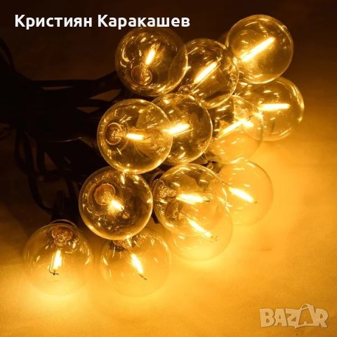 Коледна украса LED лампички, снимка 3 - Декорация за дома - 43430534