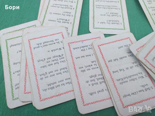 Стари немски карти, снимка 4 - Карти за игра - 32468535