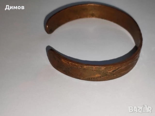 Медна гривна Браслет , снимка 6 - Гривни - 52705266