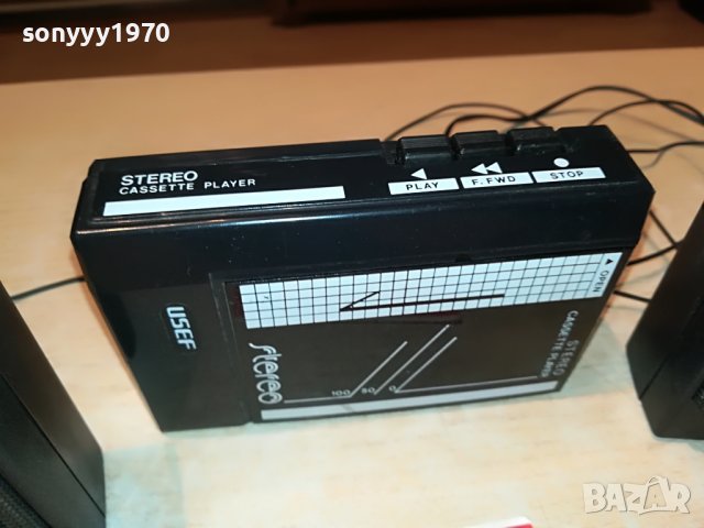 usef-walkman+speakers 1006221945, снимка 6 - Радиокасетофони, транзистори - 37045699