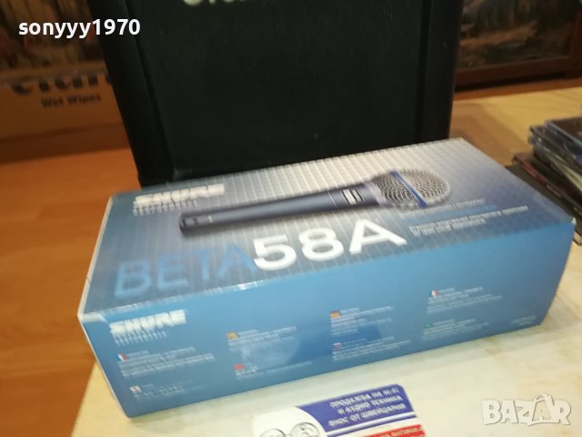 SHURE BETA 58A MICROPHONE 2711231814, снимка 3 - Микрофони - 43170162