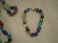 Гривна и колие от  стъкло Мурано, снимка 1
