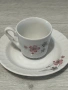 Старинен нежен сервиз за кафе 6 чаши и 6 чинии , снимка 5