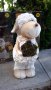 Градинска декорация - Овца с 14 лед диода , 35 см , бял цвят, снимка 5