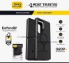 Оригинален удароустойчив каучуков  калъф Otterbox за Samsung S25 ULTRA черен, снимка 5