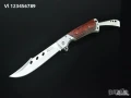 НОЖ, сгъваем с дървени(рогови) чирени, 140х270 мм, снимка 2