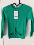 Зелена блуза, снимка 1 - Блузи с дълъг ръкав и пуловери - 43699963