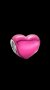 Сребърен елемент Пандора,розово сърце"Пламенна любов"/нов, снимка 1 - Колиета, медальони, синджири - 43656209