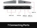 USB-C многопортов хъб, докинг станция Съвместима с MacOS и Windows | Единичен 4K дисплей | HDMI , снимка 2