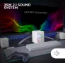 Комплект високоговорители Mars Gaming MS-H21 със субуфер, 2.1 35W тонколони за игри , снимка 5