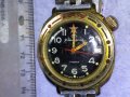 КОМАНДИРСКИ 17 КАМЪКА СДЕЛАНО в СССР Стар РУСКИ с ПОЗЛАТА КОЛЕКЦИОНЕРСКИ МЕХАНИЧЕН ЧАСОВНИК 41248, снимка 11
