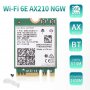 Нова ДвуБандова Wi-Fi 6 Карта Intel AX210G NGFF M.2 802.11ax 3000Mbps Bluetooth 5.2 AX210NGW AX210, снимка 13