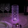 5426 Кристална нощна лампа USB зареждане, тъч управление, 16 см, снимка 10