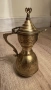 Стар малък арабски ибрик, за декор– месинг., снимка 1