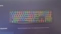 Нова Безжична ергономична игрална клавиатура преносима с LED подсветка, снимка 8