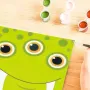 Комплект за рисуване по номера Ravensburger CreArt Зелено Чудовище, снимка 4