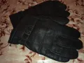 Нови Мъжки Топли Ръкавици Изцяло от Естествена Кожа Черни , снимка 4