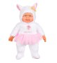 Бебешка кукла облечена като бяла овца 50см, снимка 1 - Кукли - 43298005