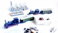 Локомотив и вагони мащаб N и макет мащаб N за влакчета и части, снимка 6