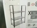 МЕТАЛЕН СТЕЛАЖ С 4 РАФТА 4Х50КГ 2609241006, снимка 5