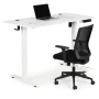 Електрическо бюро, 120x60 см, регулируема височина 72-117 см, бял, ModernHome, снимка 8