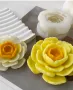 3d Многопластово цвете Камелия силиконов молд форма фондан шоколад гипс смола свещ декор, снимка 1