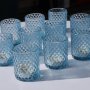 Свещници за чаени свещи за декорация 12 бр., сини, снимка 3