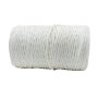 4384 Памучно въже за макраме бяло въже за шиене, 80 метра, снимка 3