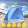 Плажна палатка TRESKO с чанта за носене, UV защита 50+, малък размер, водоустойчива и дишаща, снимка 2