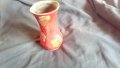 Стара керамична ръчно рисувана ваза, снимка 1 - Вази - 38685037