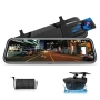 Jansite 10" Mirror Dash Cam Full Touch Screen, снимка 1