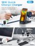 Нова Портативна Зарядна Станция - Съвместима с iPhone/iWatch/AirPods, снимка 5