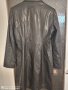 кожено яке до коляното-38 размер, снимка 1