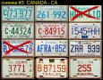 Канадски Автомобилни Регистрационни Номера Табели КАНАДА, снимка 3