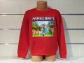 Нова детска ватирана блуза с дълъг ръкав и дигитален печат MINECRAFT (Майнкрафт), снимка 5