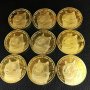 1 Dogecoin / 1 Догекойн Монета ( DOGE ) - Gold, снимка 4