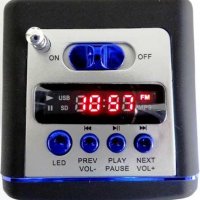 MP3 тонколонка с радио WS-909RL, снимка 7 - Bluetooth тонколони - 28508882