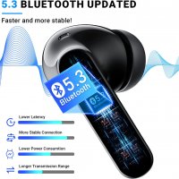 Нови Безжични слушалки Спортни с кутия за зареждане Earbuds за музика, снимка 2 - Bluetooth слушалки - 39664474