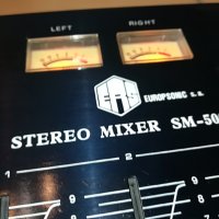 europsonic sm-500 stereo mixer france 0106211901, снимка 4 - Ресийвъри, усилватели, смесителни пултове - 33072346