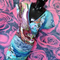 Smash Многоцветна къса рокля С/М, снимка 1 - Рокли - 37552995